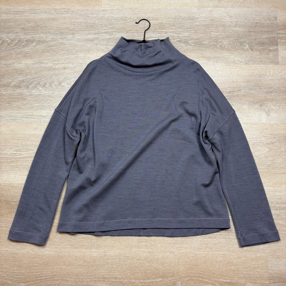 Lululemon Wool Principal Dancer Turtleneck Sweater Women’s 10 Color‎ Gray